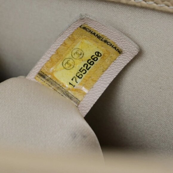 CHANEL CC GST Chain Shoulder Bag Grained Calfskin Leather Beige GHW 652RL053 - Picture 9 of 16